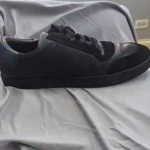 Burberry Black and Purple Sole Sneakers LF Box Sneakers - Burberry - Leather - Black main image 2